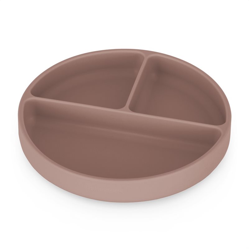 Petite&Mars Take&Match 6m+ farfurie compartimentată rotund Velvet Latte 1 buc