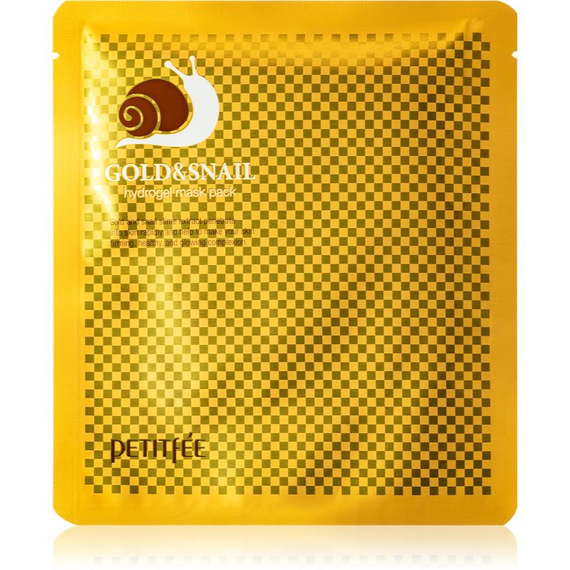 Petitfée Gold & Snail mască intensă cu hidrogel extract de melc 30 g