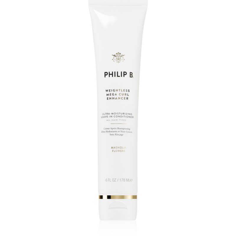 Philip B. Weightless Mega Curl crema styling pentru par ondulat si cret 178 ml
