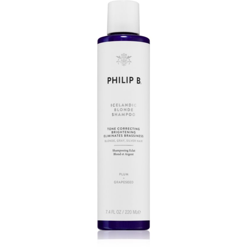 Philip B. Icelandic Blonde șampon pentru părul blond şi gri 220 ml