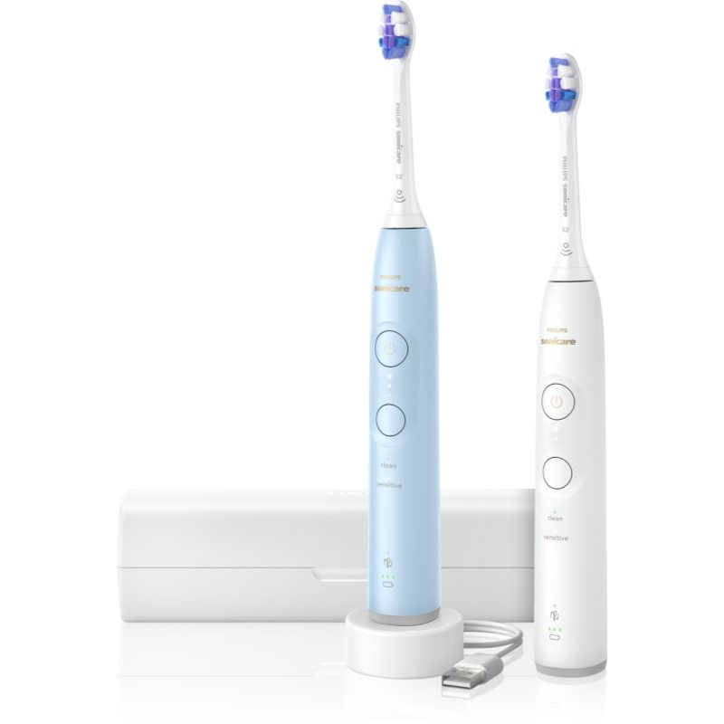 Philips Sonicare 6100 set pentru îngrijirea dentară 2 buc