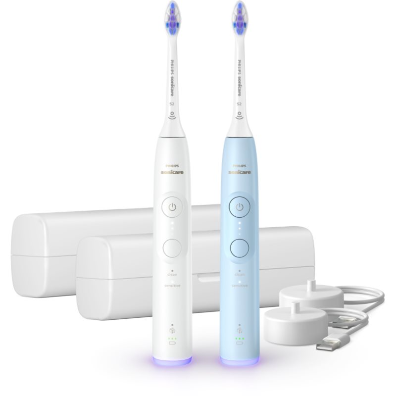 Philips Sonicare 6100 cu trusă de călătorie 2 buc