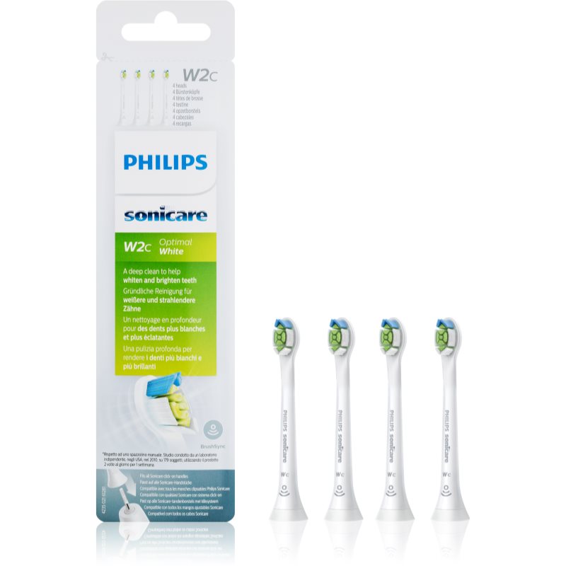 Philips Sonicare Optimal White Compact Hx6074/27 Capete De Schimb Pentru Periuta De Dinti Mini 4 Buc