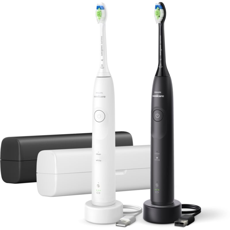 Philips Sonicare 5500 HX7119/01 Sonic Electric periuță de dinți, 2 setari Black&White 1 buc