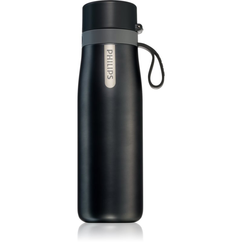 Philips AquaShield GoZero Daily sticlă cu filtru termo culoare Black 550 ml