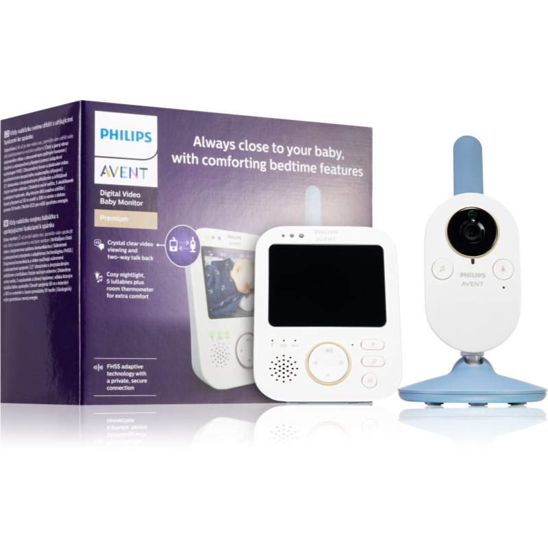 Philips Avent Baby Monitor Scd845 Monitor Video Digital Pentru Bebelusi 1 Buc