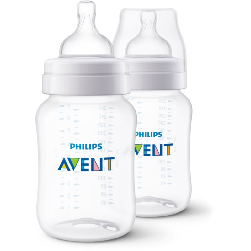 Philips Avent Anti-colic SCY103/02 biberon pentru sugari anti-colici 1 m+ 2x260 ml