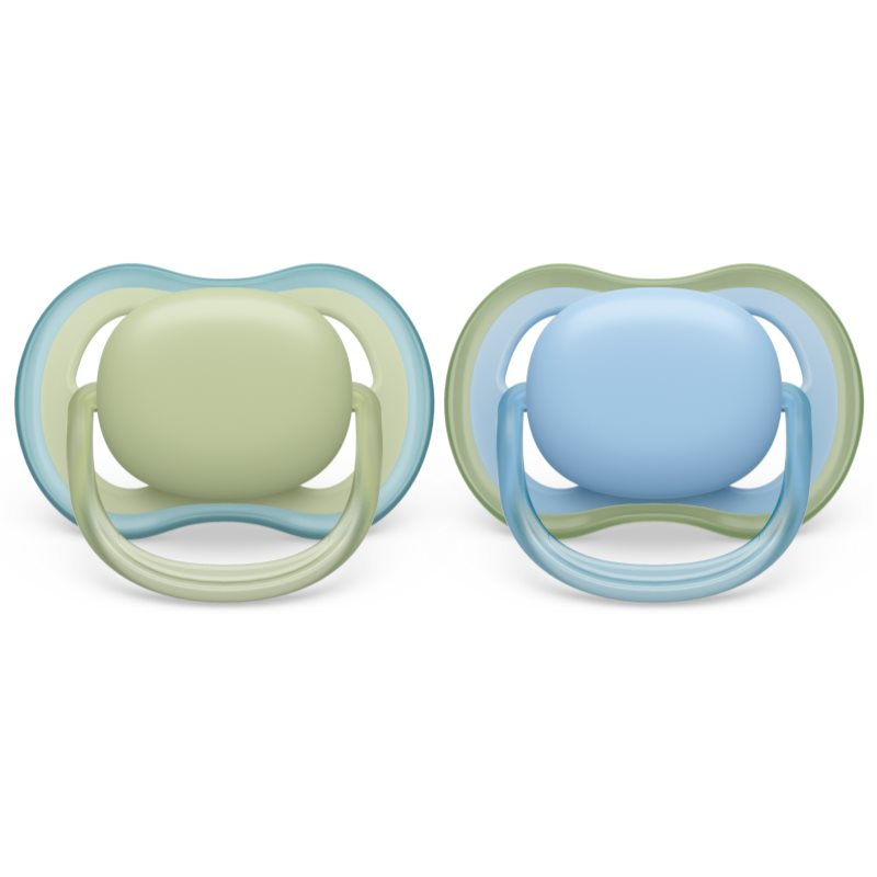 Philips Avent Ultra Air SCF085/21 0-6 m suzetă Blue/Green 2 buc