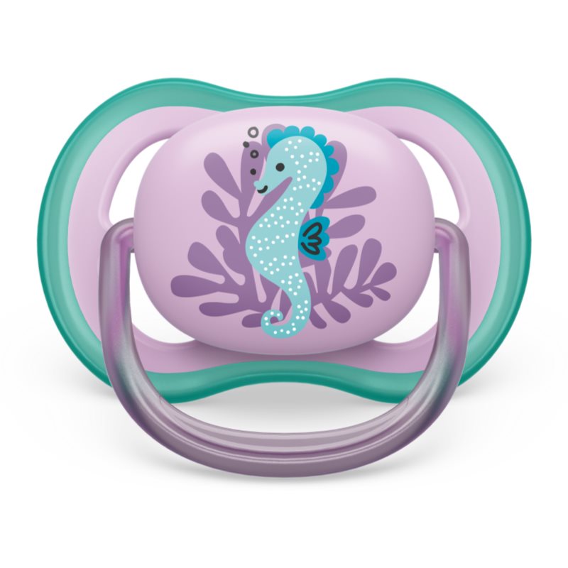 Philips Avent Ultra Air 6-18 m suzetă Seahorse 1 buc