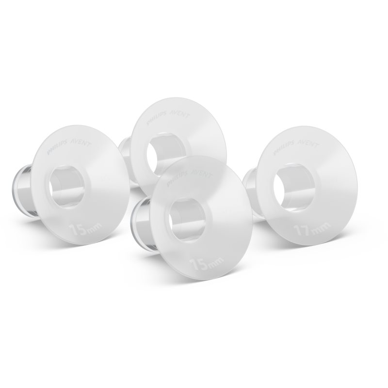 Philips Avent Hands-Free Premium Plus SCF554/11 extensii pentru mameloane 15mm/17mm 4 buc