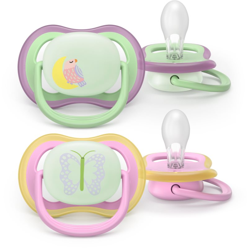Philips Avent Ultra Air Day&Night SCF376/29 6-18m suzetă Girl 2 buc