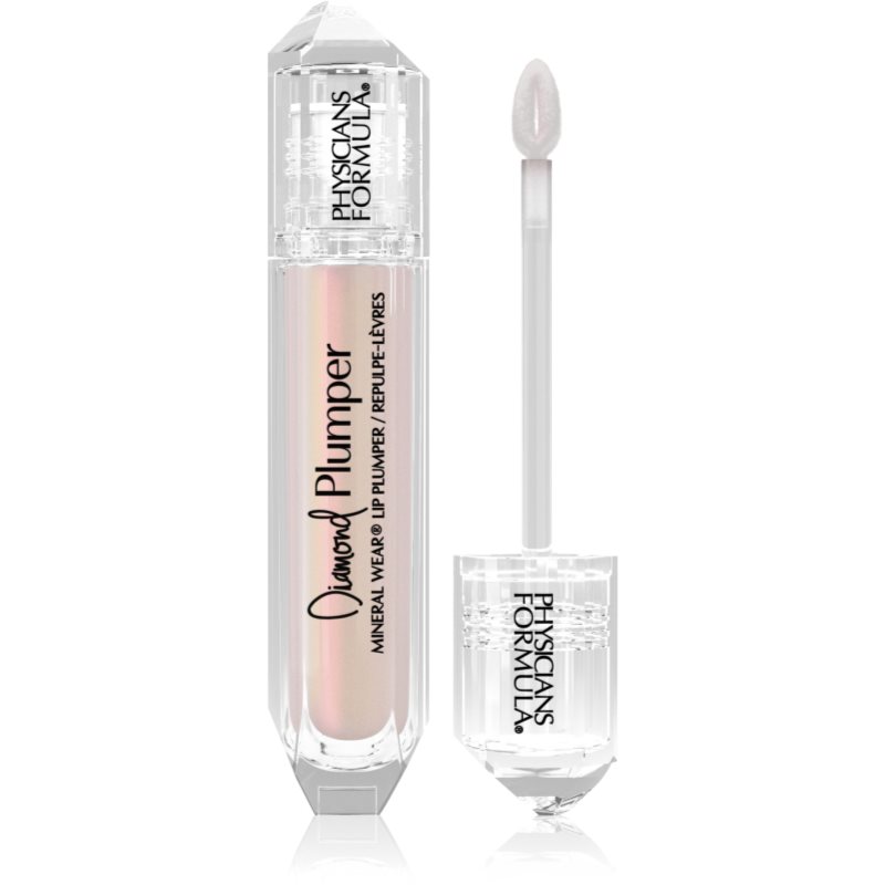 Physicians Formula Mineral Wear® Diamond Plumper luciu de buze pentru volum culoare Light Pink Princess Cut 5 ml Physicians Formula Mineral Wear® Diamond Plumper luciu de buze pentru volum culoare Light Pink Princess Cut 5 ml
