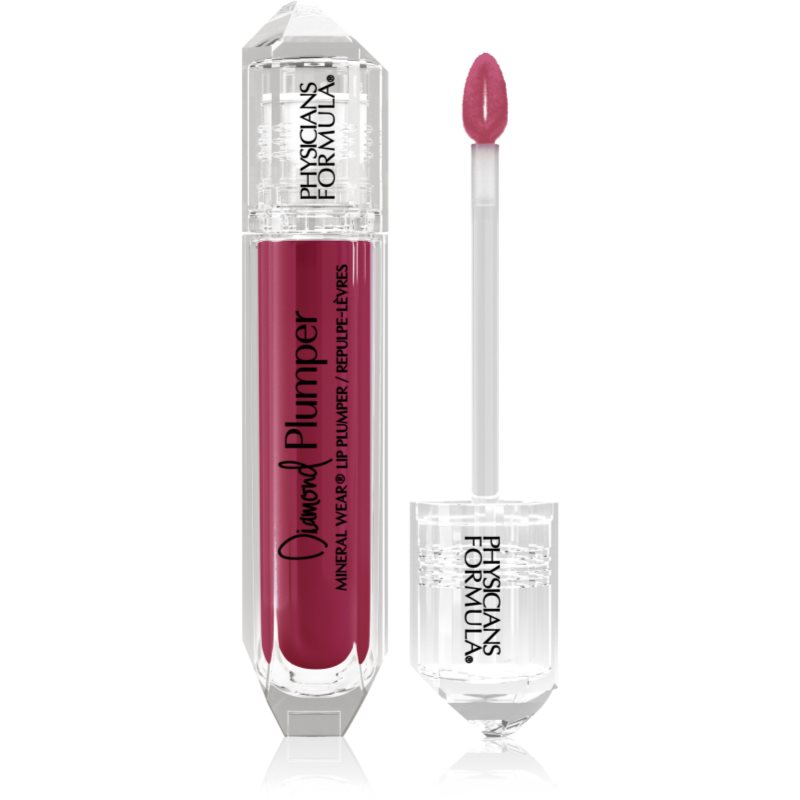 Physicians Formula Mineral Wear® Diamond Plumper luciu de buze pentru volum culoare Brilliant Berry Diamond 5 ml Physicians Formula Mineral Wear® Diamond Plumper luciu de buze pentru volum culoare Brilliant Berry Diamond 5 ml
