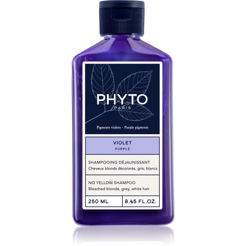 Phyto Purple No Yellow Shampoo șampon nuanțator pentru parul blond cu suvite 250 ml