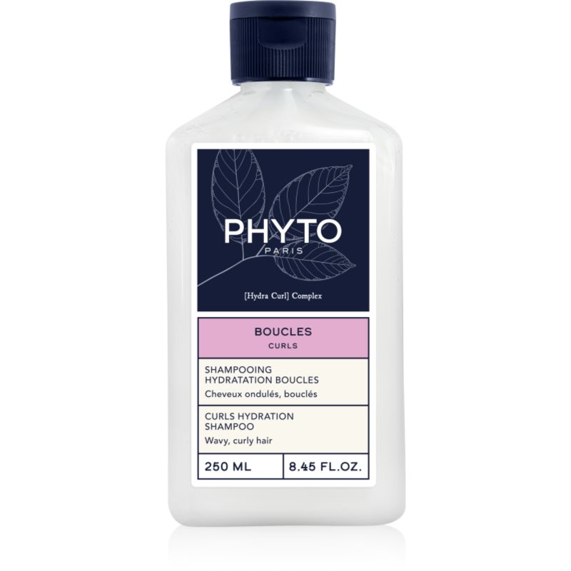 Phyto Curls Hydratation Shampoo sampon hidratant pentru par ondulat si cret 250 ml