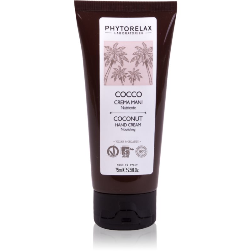 Phytorelax Laboratories Coconut cremă hrănitoare pentru mâini 75 ml