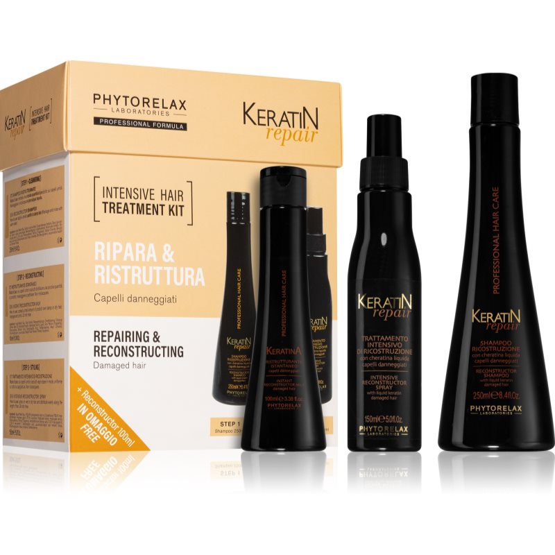 Phytorelax Laboratories Keratin Repair set cadou (pentru par deteriorat)