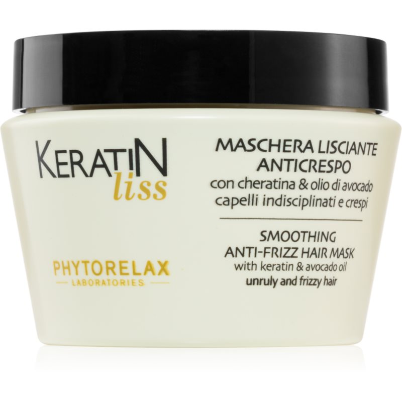 Phytorelax Laboratories Keratin Liss mască de netezire pentru păr indisciplinat 250 ml