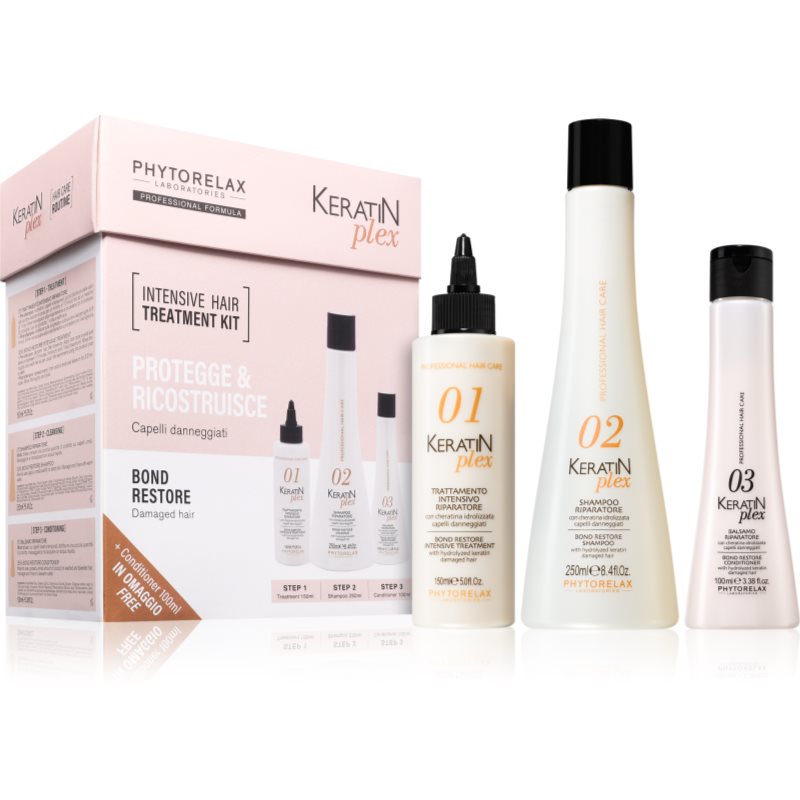 Phytorelax Laboratories Keratin Plex set cadou pentru intarirea parului