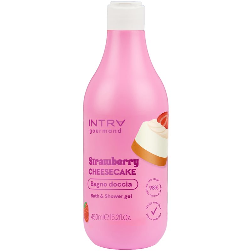 Phytorelax Laboratories Intra Gourmand Strawberry Cheesecake gel de dus si baie 450 ml