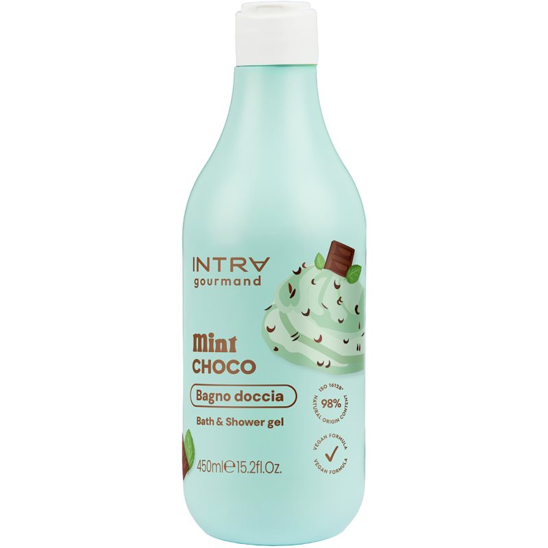 Phytorelax Laboratories Intra Gourmand Mint Choco gel de dus si baie 450 ml