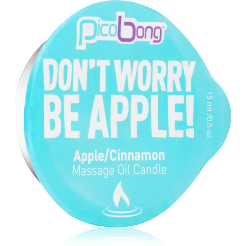 Pico Bong Massage Oil Candle lumânare de masaj Apple & Cinnamon 15 ml