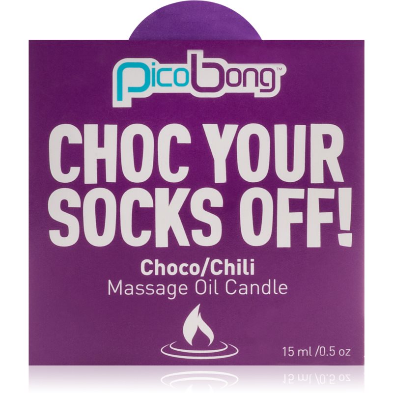 Pico Bong Massage Oil Candle lumânare de masaj Choco & Chilli 15 ml