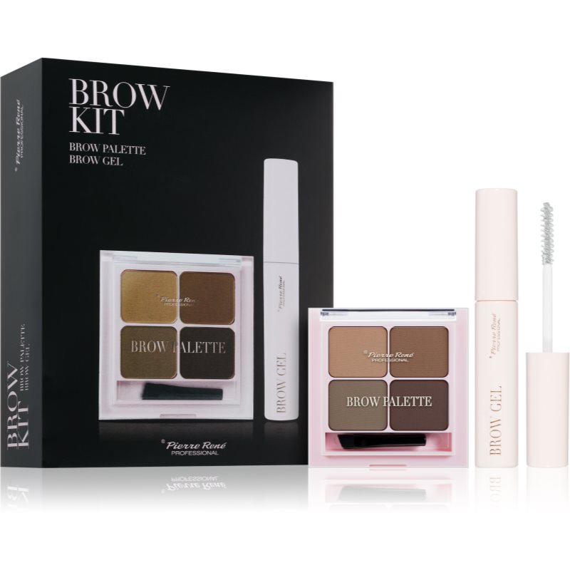 Pierre René Professional Brow Kit set cadou pentru sprâncene 2 buc