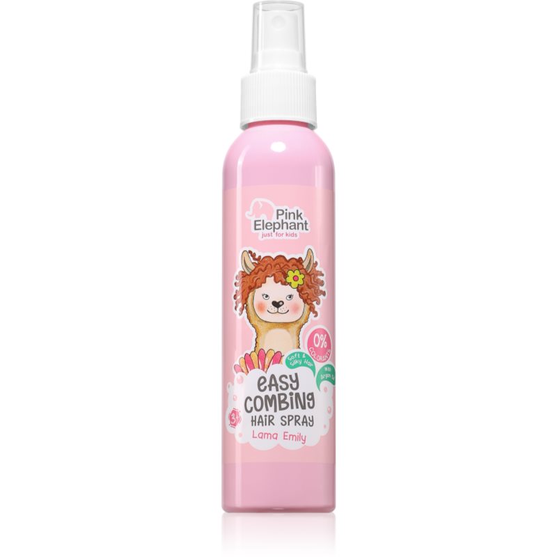 Pink Elephant Kids spray pentru par usor de pieptanat pentru copii Lama Emily 150 ml Pink Elephant Kids spray pentru par usor de pieptanat pentru copii Lama Emily 150 ml