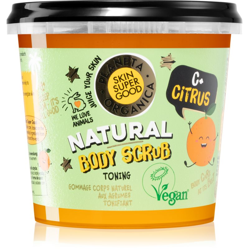 Organic Shop Skin Super Good peeling pentru corp cu efect revigorant cu vitamina C 360 ml Organic Shop Skin Super Good peeling pentru corp cu efect revigorant cu vitamina C 360 ml