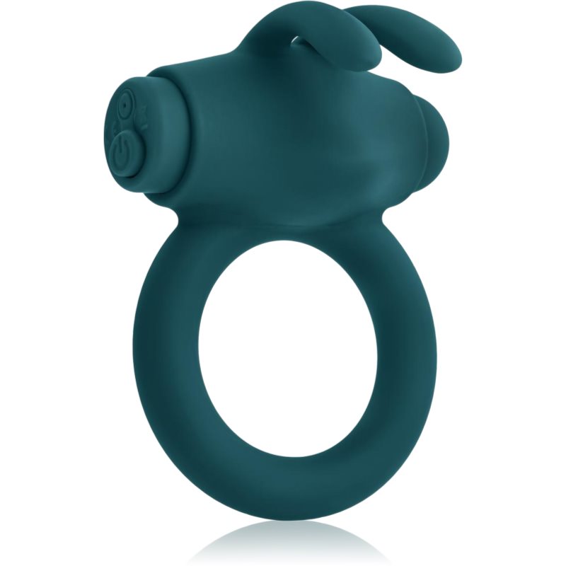 Playboy Toys Pleasure Bunny Buzzer Green inel pentru penis vibrator 1 buc