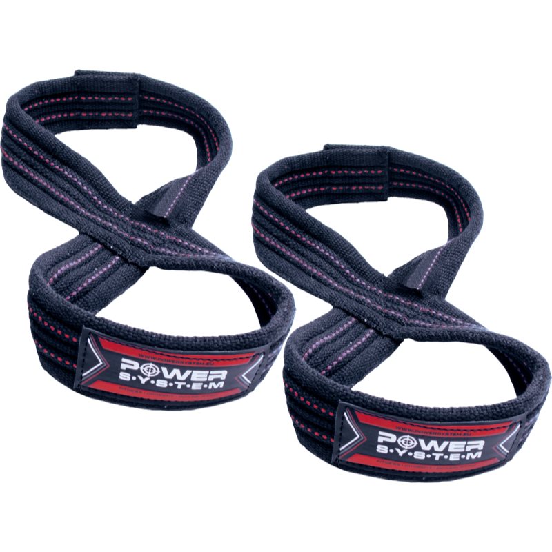 Power System Figure 8 Straps apărătoare pentru încheietură, fitness culoare Red S/M 2 buc