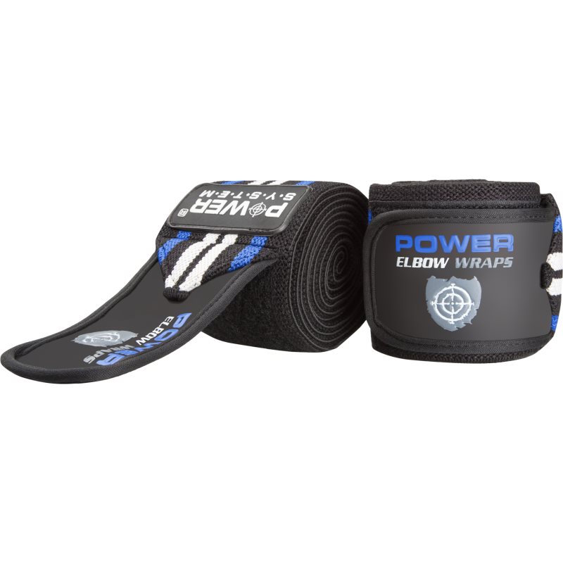 Power System Elbow Wraps bandaj pentru cot culoare Blue 2 buc