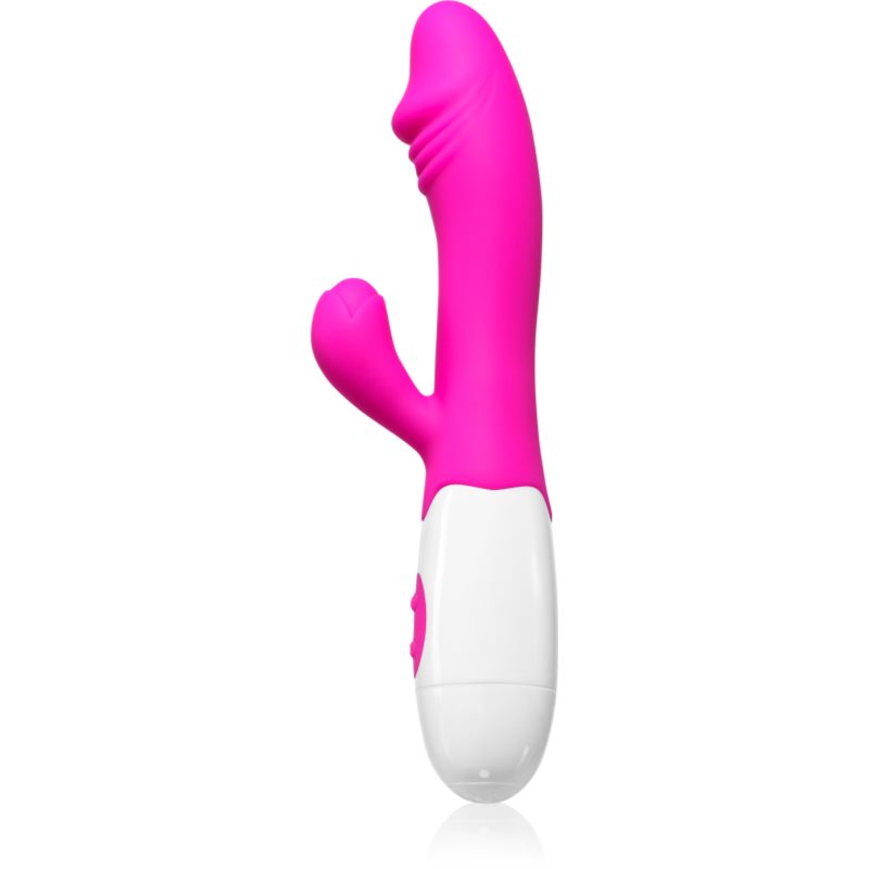 PRETTY LOVE Snappy Pink vibrator cu stimularea clitorisului 19 cm