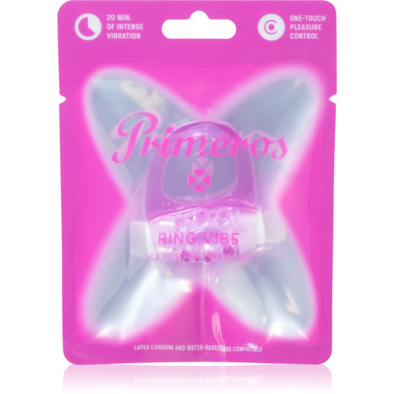 Primeros Vibrating Ring inel pentru penis 1 buc