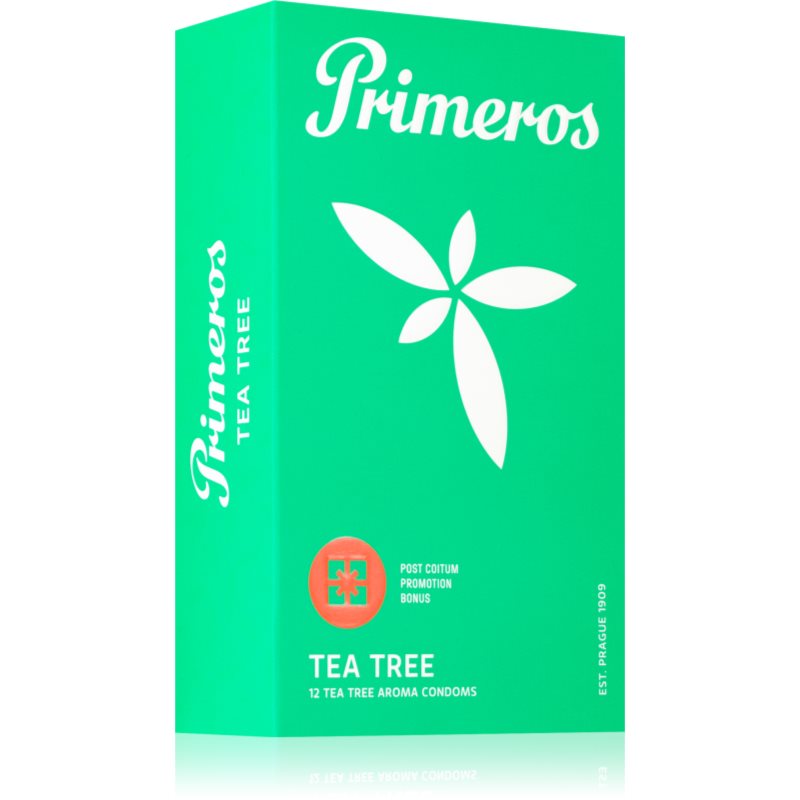Primeros Tea Tree prezervative 12 buc Primeros Tea Tree prezervative 12 buc