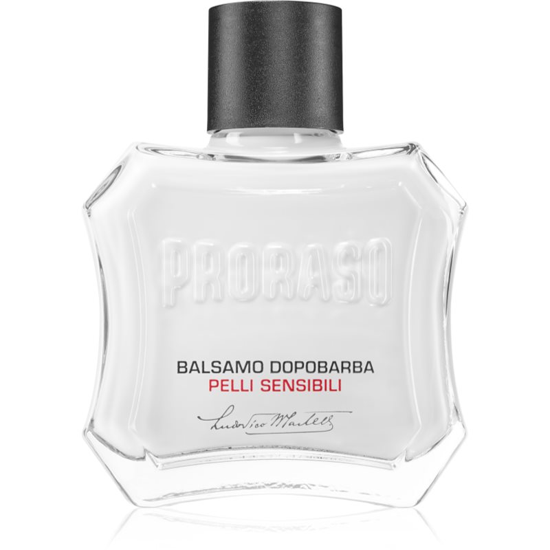 Proraso White balsam după bărbierit pentru piele sensibilă 100 ml