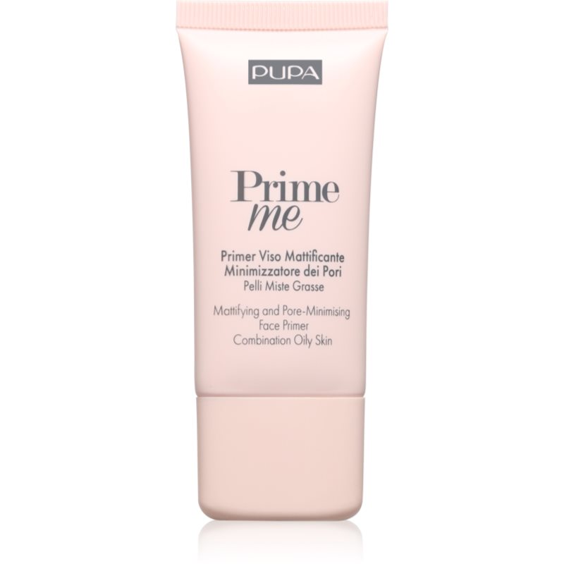PUPA Milano Prime Me Mattifying Face Primer fond de ten lichid cu efect matifiant pentru ten gras culoare 002 30 ml
