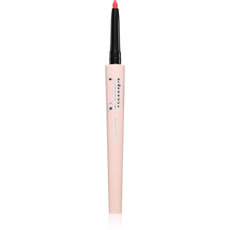 PUPA Milano Vamp! Lip Pencil creion contur pentru buze, waterproof 2 in 1 culoare 010 Sunny Red 0.35 g