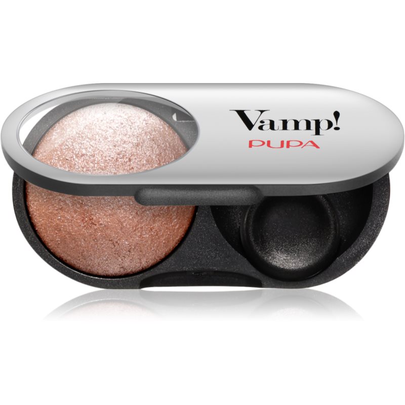 PUPA Milano Vamp! Radiant Baked Eyeshadow fard de culoare vibranta si lunga durata culoare 402 Rose Gold - WET &amp; DRY 1 g