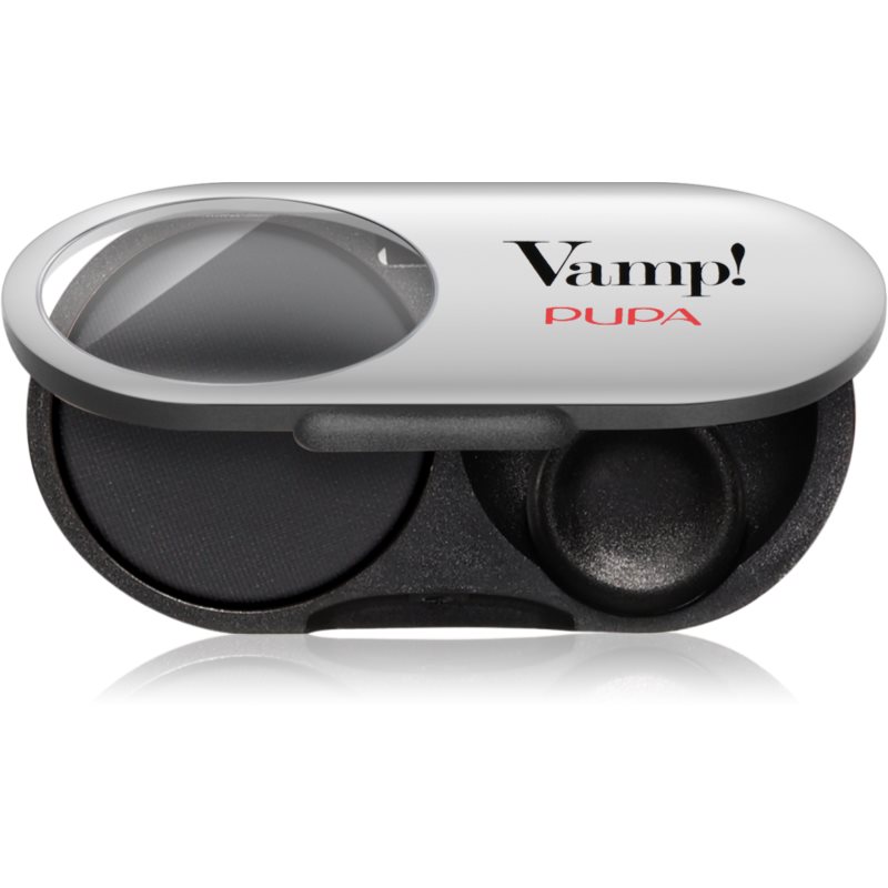 PUPA Milano Vamp! Radiant Baked Eyeshadow fard de culoare vibranta si lunga durata culoare 300 Blackout - MATT 1 g
