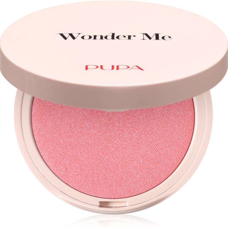 PUPA Milano Wonder Me Natural Effect Blush fard de obraz compact pentru un look natural culoare 001 Thrill Me - Glow 4 g
