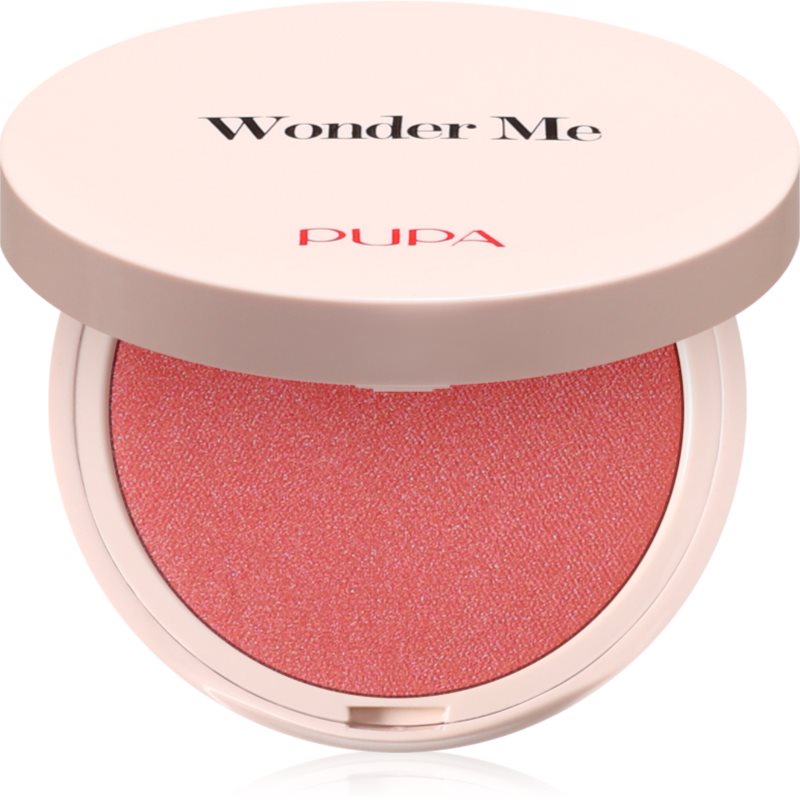 PUPA Milano Wonder Me Natural Effect Blush fard de obraz compact pentru un look natural culoare 005 Deep Passion - Matt 4 g