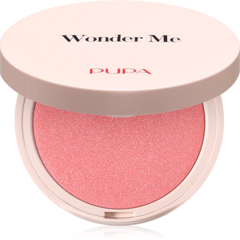 PUPA Milano Wonder Me Natural Effect Blush fard de obraz compact pentru un look natural culoare 007 Good Vibes - Matt 4 g