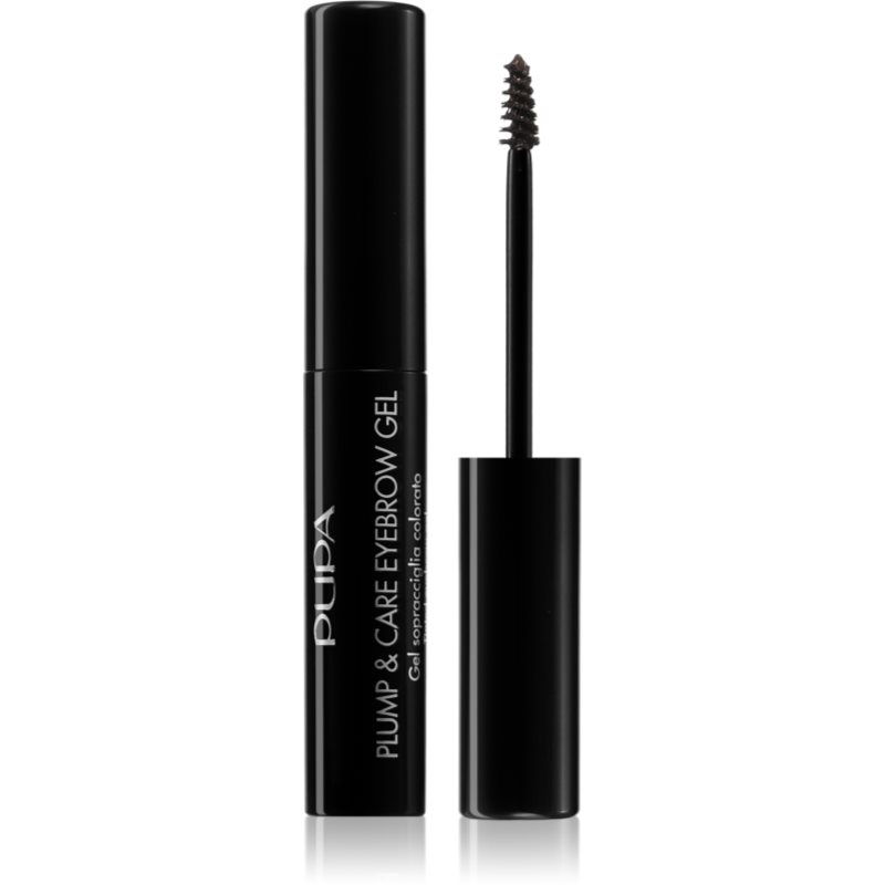 PUPA Milano Plump & Care Eyebrow Gel tónovací gel na obočí se sérem culoare 003 - Dark Brown 3 ml