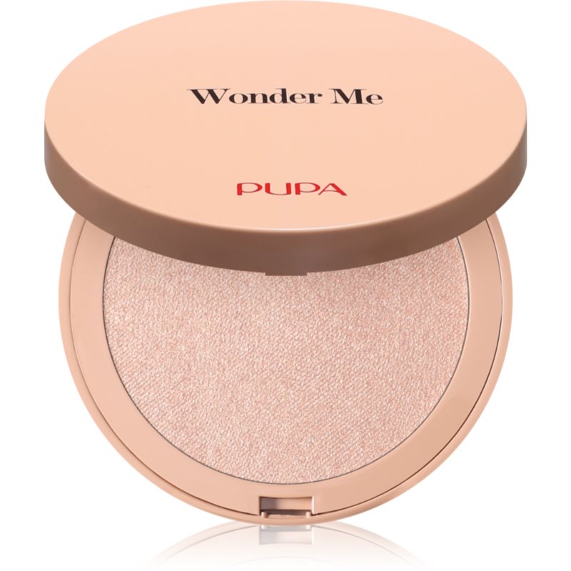 PUPA Milano Wonder Me Glow Pudra compacta ce ofera luminozitate culoare 101 - Rose Gold 7.5 g