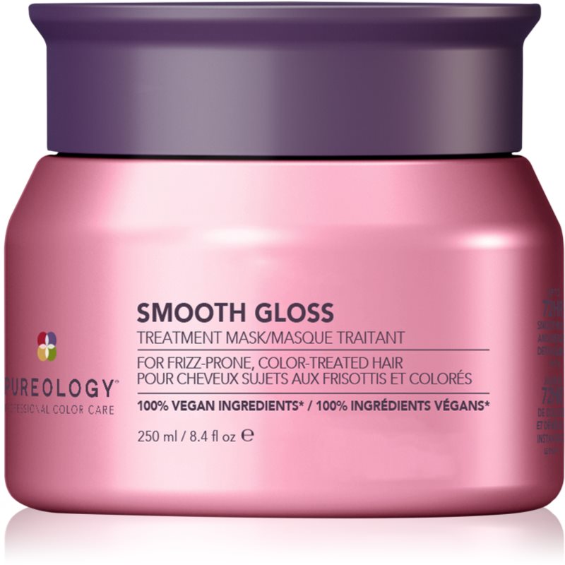 Pureology Smooth Gloss masca de par hranitoare pentru femei 250 ml