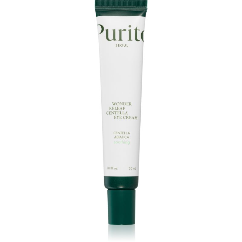 Purito Wonder Releaf Centella Eye Cream feuchtigkeitsspendende und glättende Augencreme mit beruhigender Wirkung 30 ml