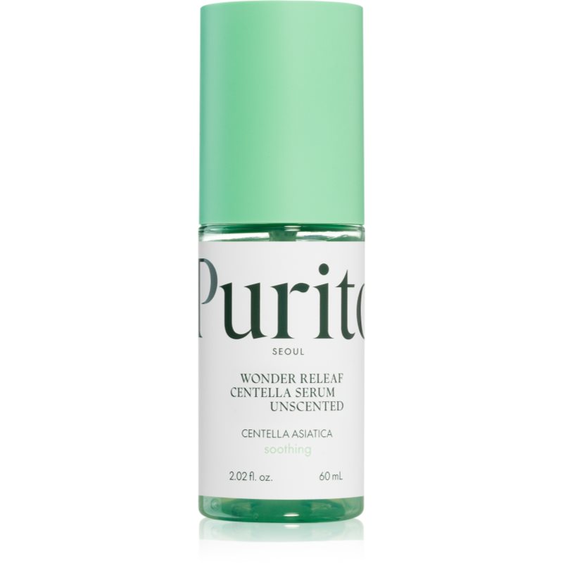 Purito Wonder Releaf Centella Serum Unscented ser regenere piele pentru a calma si intari pielea sensibila 60 ml