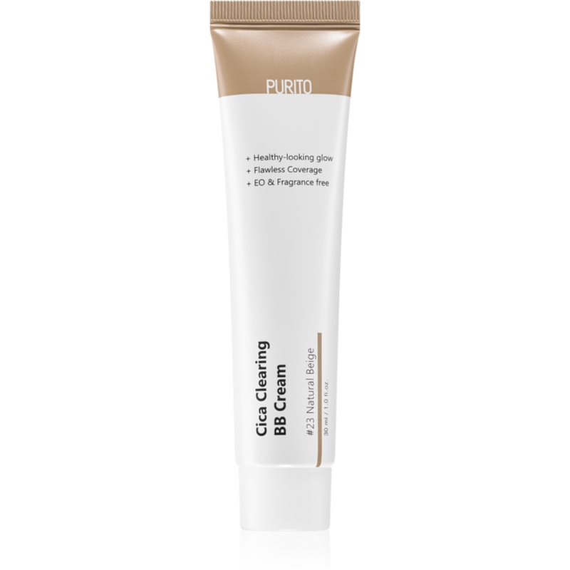 Purito Cica Clearing BB Cream mit UVA und UVB Filter Farbton 23 Natural Beige 30 ml